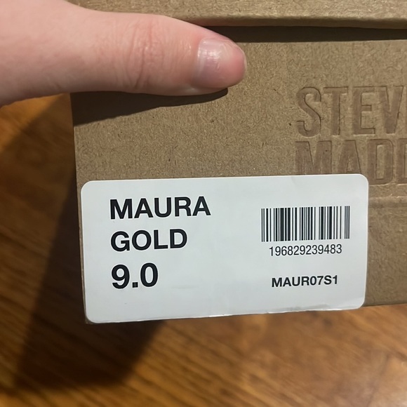 Steve Madden Woman’s Maura Blue Sandals Size 9 - Picture 7 of 7